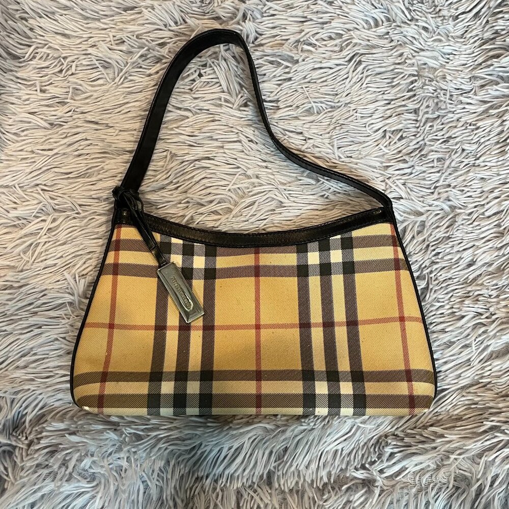 Burberry Purse with Leather Handle